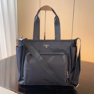 Prada Black Men's Laptop Bag
